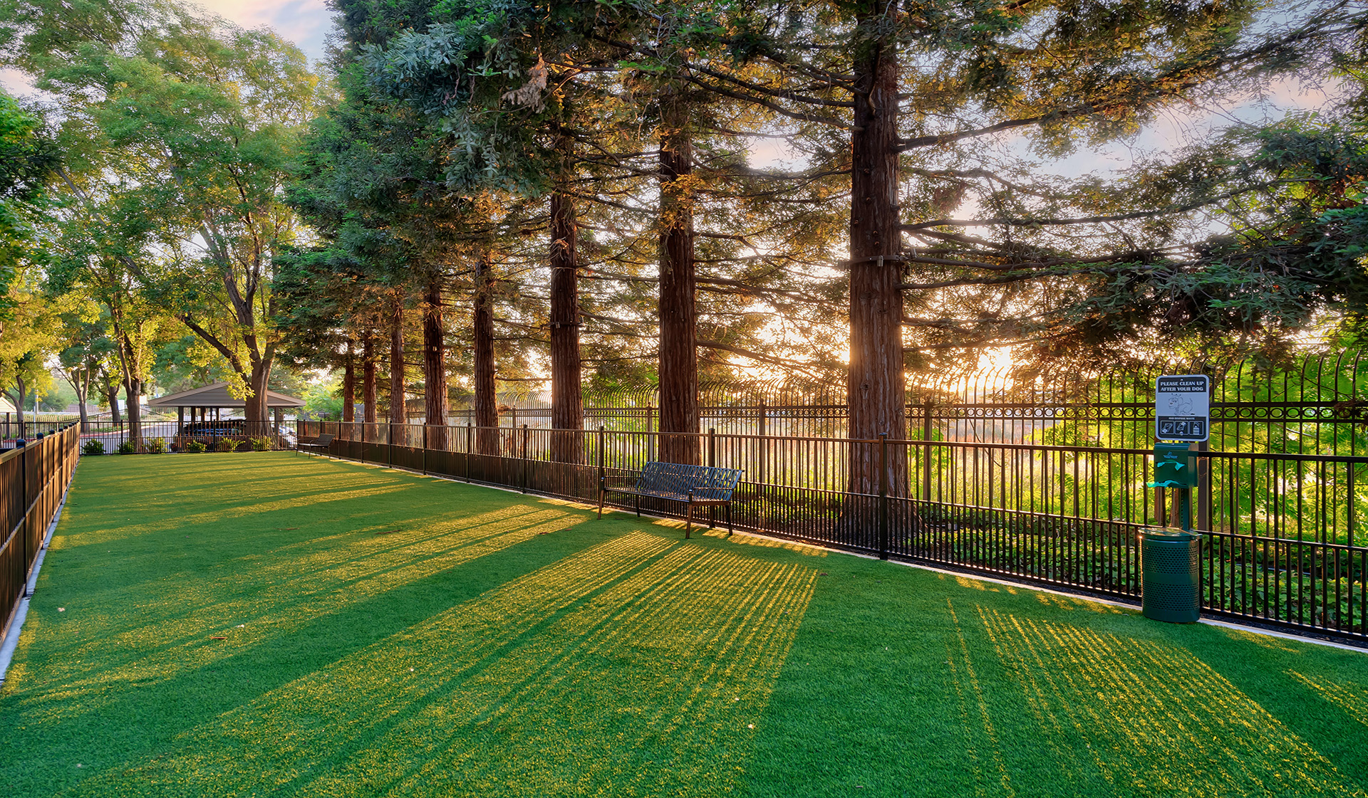 Dog park at Monterey Grove